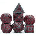 Huge Black Castle Dice Set - 25mm